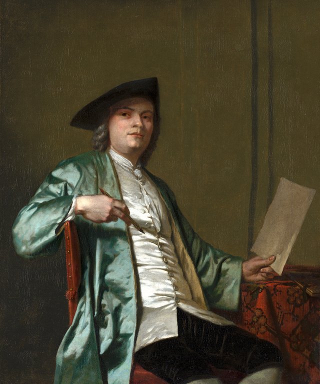 Portrait of Cornelis Ploos van Amstel (1726-1798) by George van der Mijn