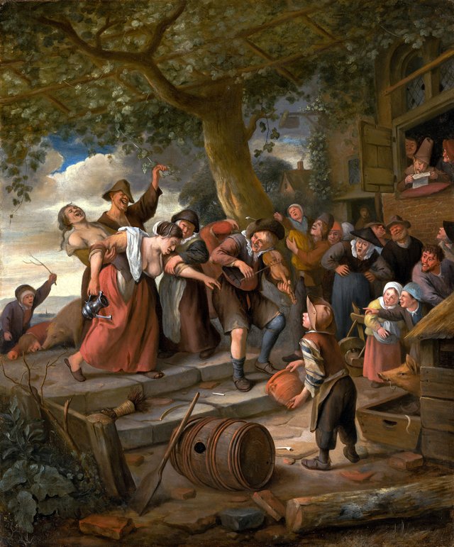 ‘A Pig Belongs in the Sty’ by Jan Steen