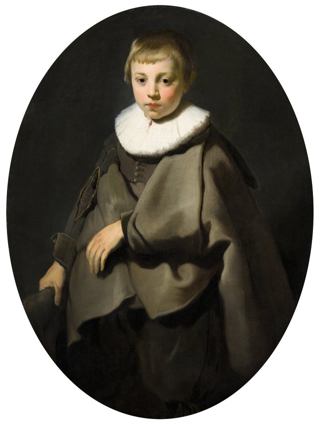 Portrait of a Boy in Gray by Jacob Adriaensz Backer
