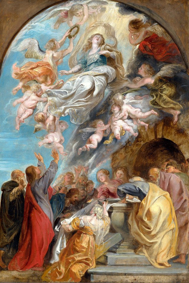 Sketch for the Assumption of the Virgin by Peter Paul Rubens