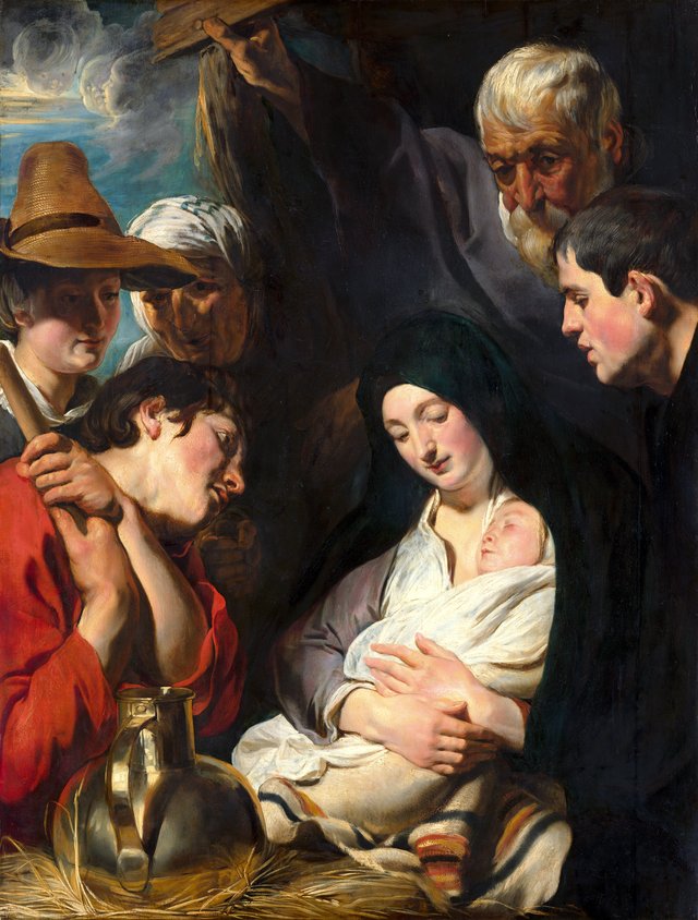 Adoration of the Shepherds by Jacob Jordaens