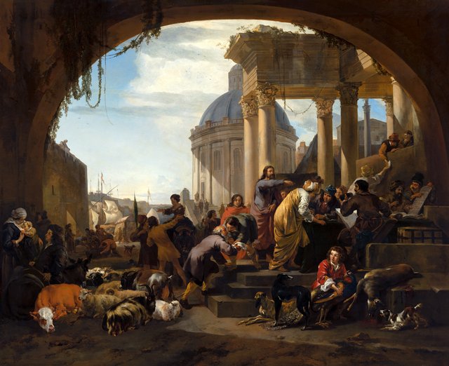 The Calling of St Matthew by Jan Weenix
