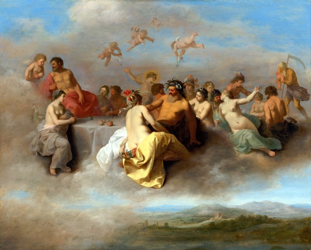 Council of the Gods by Cornelius van Poelenburgh
