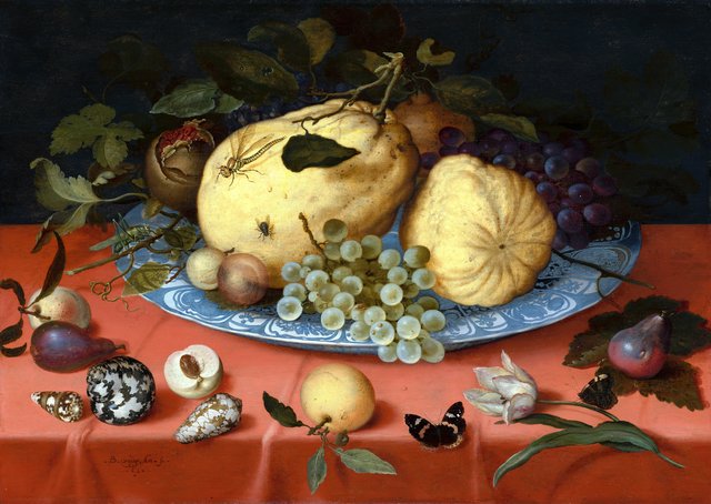 Still Life with Fruits by Balthasar van der Ast