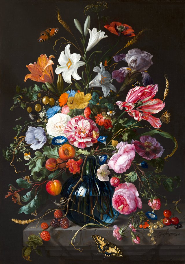 Vase of Flowers by Jan Davidsz. de Heem