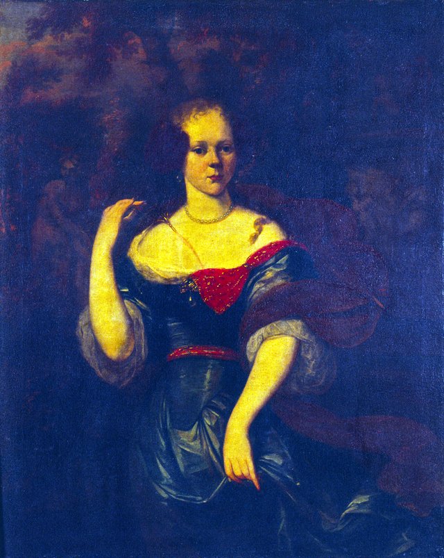 Portrait of a young woman by Richard Brakenburgh