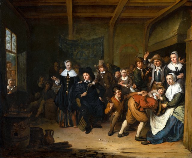 'La Main Chaude' ('Hot Cockles') by Cornelis de Man