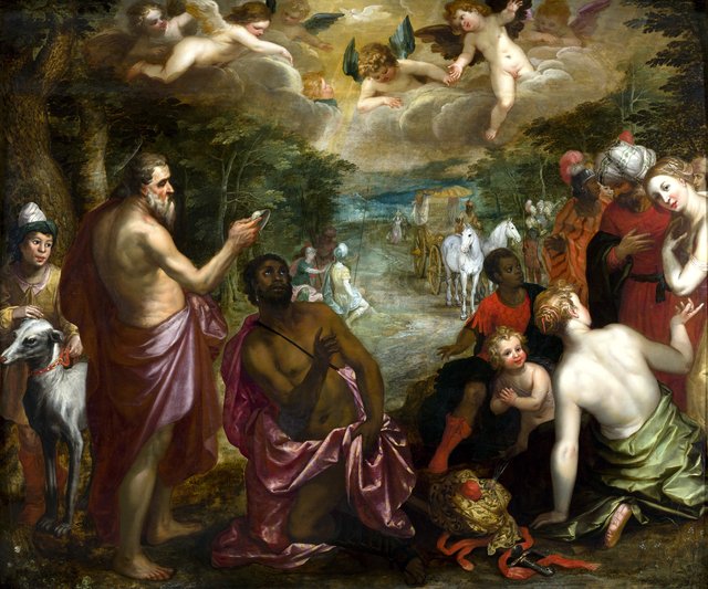 The Baptism of the Chamberlain of Queen Candace of Ethiopia by Hendrick van Balen the Elder