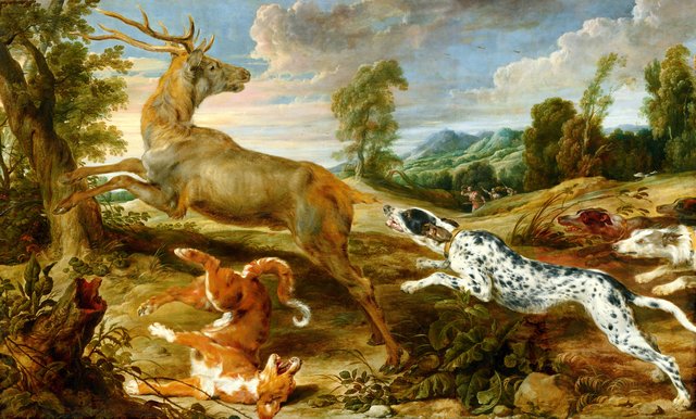 Stag Hunt by Jan Wildens