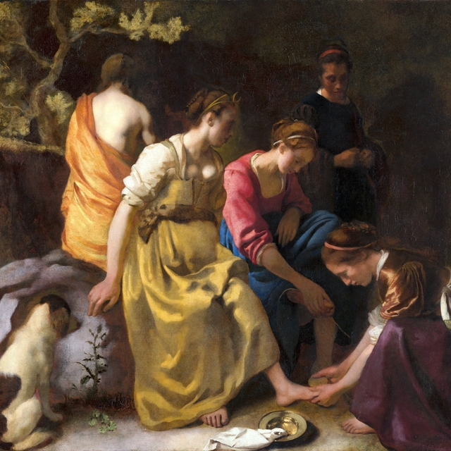 Diana and her Nymphs by Johannes Vermeer