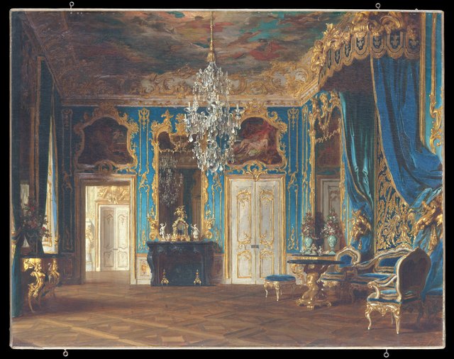 Project for a Room for King Ludwig II (1854–1886) of Bavaria by Gyula Benczúr