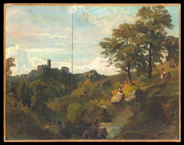 Roman Landscape by Arnold Böcklin