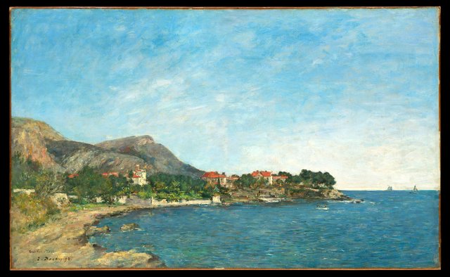 Beaulieu: The Bay of Fourmis by Eugène Louis Boudin