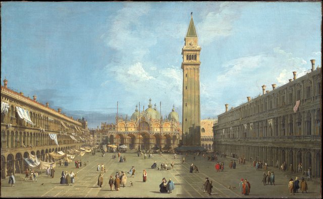 Piazza San Marco by Canaletto