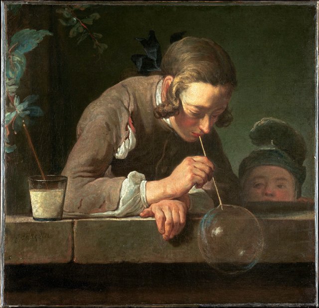 Soap Bubbles by Jean-Baptiste-Siméon Chardin