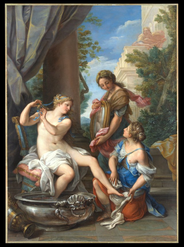 Bathsheba at Her Bath by Giuseppe Bartolomeo Chiari