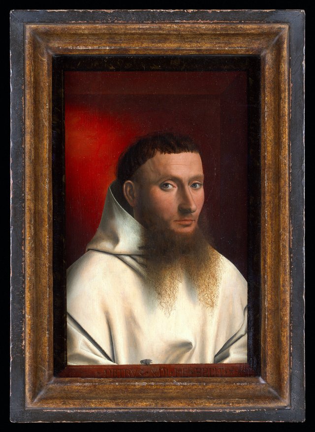 Portrait of a Carthusian by Petrus Christus