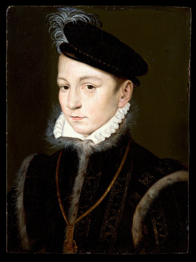 Charles IX (1550–1574), King of France by François Clouet