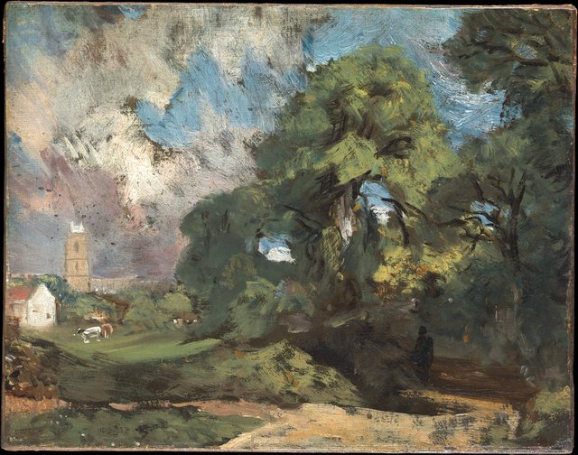 Stoke-by-Nayland by John Constable