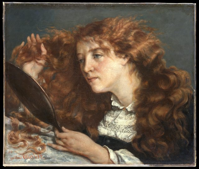 Jo, La Belle Irlandaise by Gustave Courbet