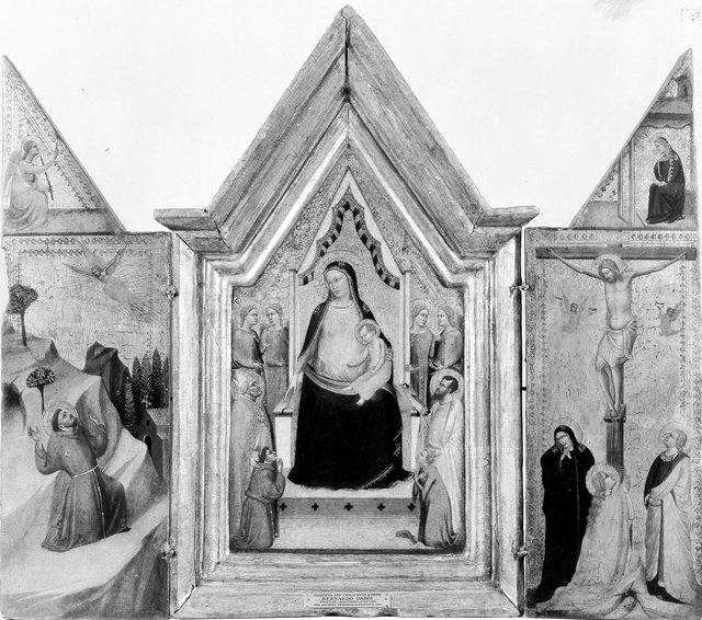 Madonna and Child Enthroned with Saints by Bernardo Daddi