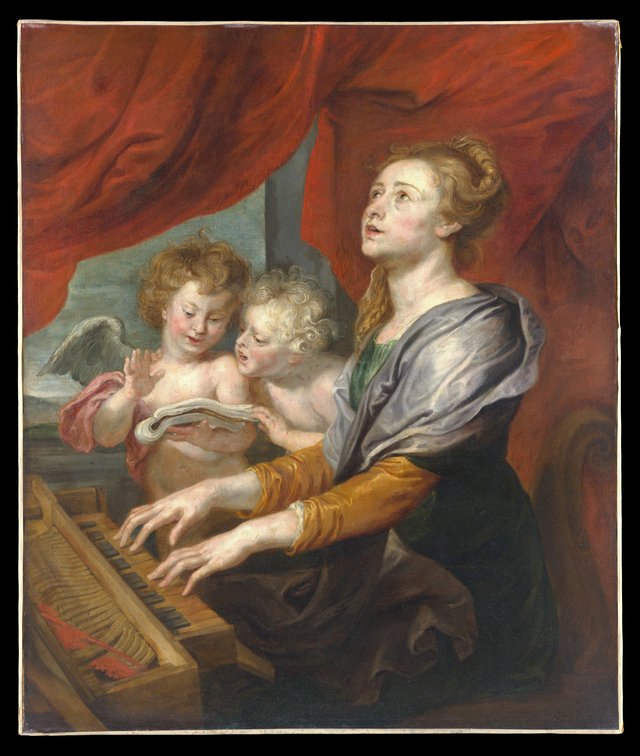Saint Cecilia by Abraham van Diepenbeeck