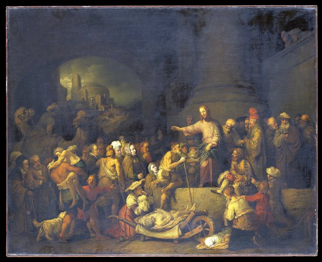 Christ Healing the Sick by Christian Wilhelm Ernst Dietrich