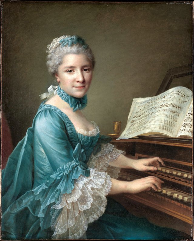 Portrait of a Woman, Said to be Madame Charles Simon Favart (Marie Justine Benoîte Duronceray, 1727–1772) by François-Hubert Drouais