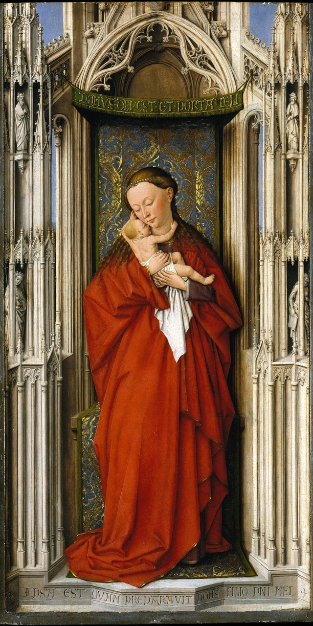 Virgin and Child in a Niche by Jan van Eyck