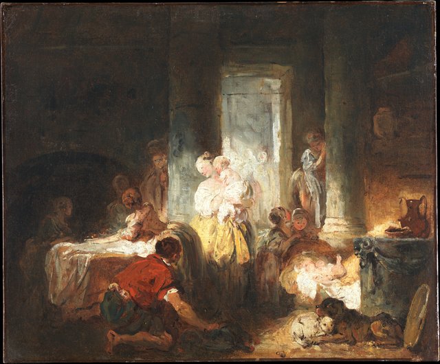 Roman Interior by Jean-Honoré Fragonard