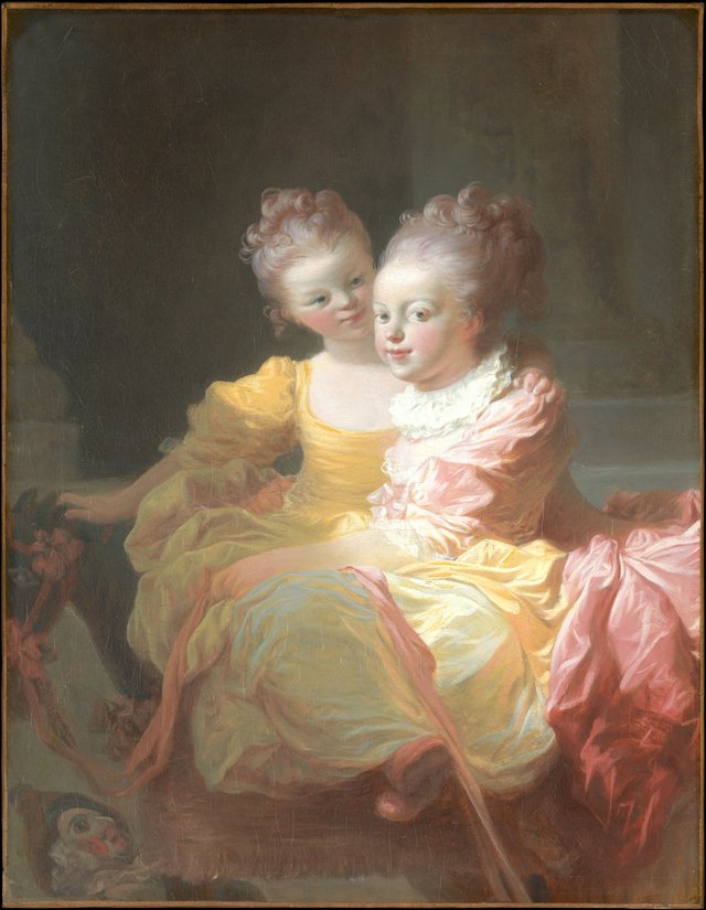 The Two Sisters by Jean-Honoré Fragonard