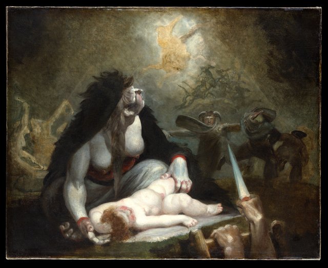 The Night-Hag Visiting Lapland Witches by Henry Fuseli