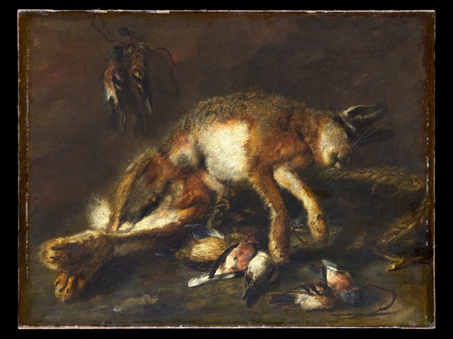 A Hare and Birds by Jan Fyt