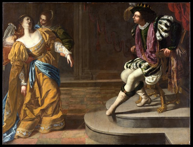 Esther before Ahasuerus by Artemisia Gentileschi