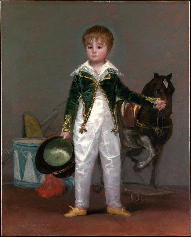 José Costa y Bonells (died l870), Called Pepito by Francisco Goya