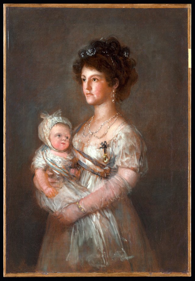 Infanta María Luisa (1782–1824) and Her Son Carlos Luis (1799–1883) by Francisco Goya