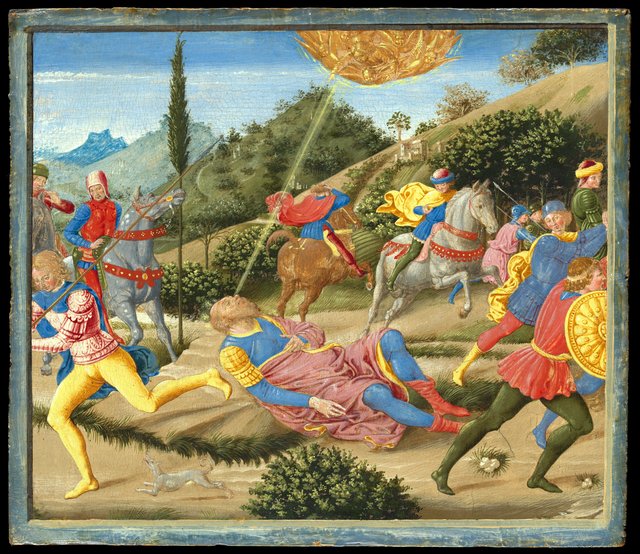 The Conversion of Saint Paul by Benozzo Gozzoli
