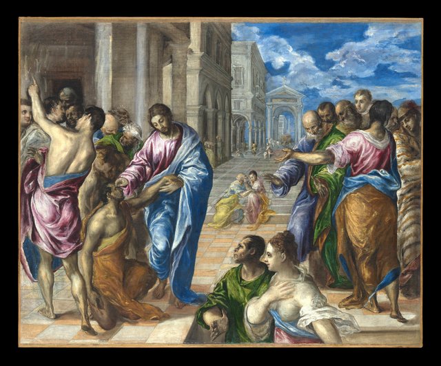 Christ Healing the Blind by El Greco