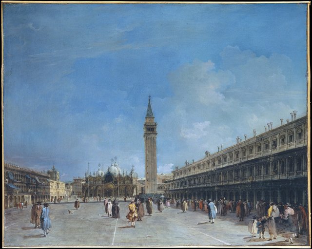 Piazza San Marco by Francesco Guardi