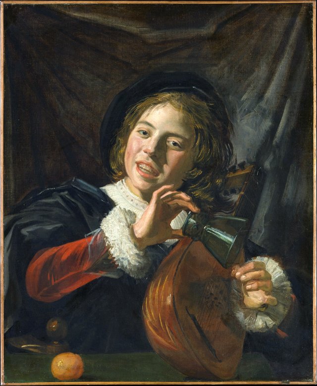 Boy with a Lute by Frans Hals