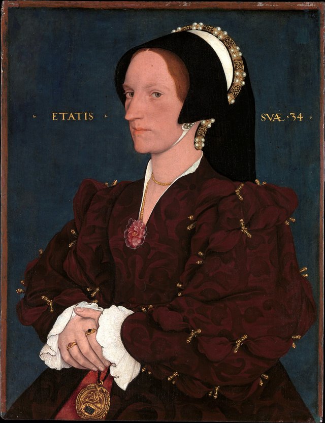 Lady Lee (Margaret Wyatt, born about 1509) by Hans Holbein the Younger