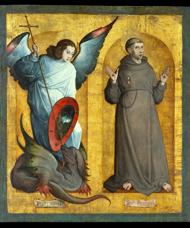 Saints Michael and Francis by Juan de Flandes