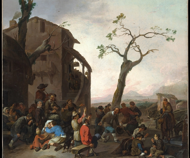Peasants Dancing by Johannes Lingelbach