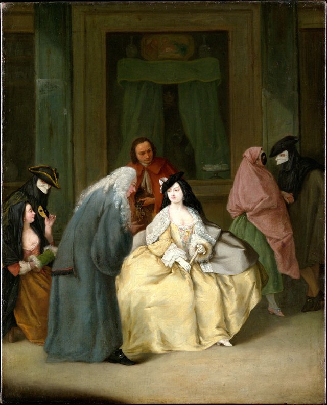 The Meeting by Pietro Longhi
