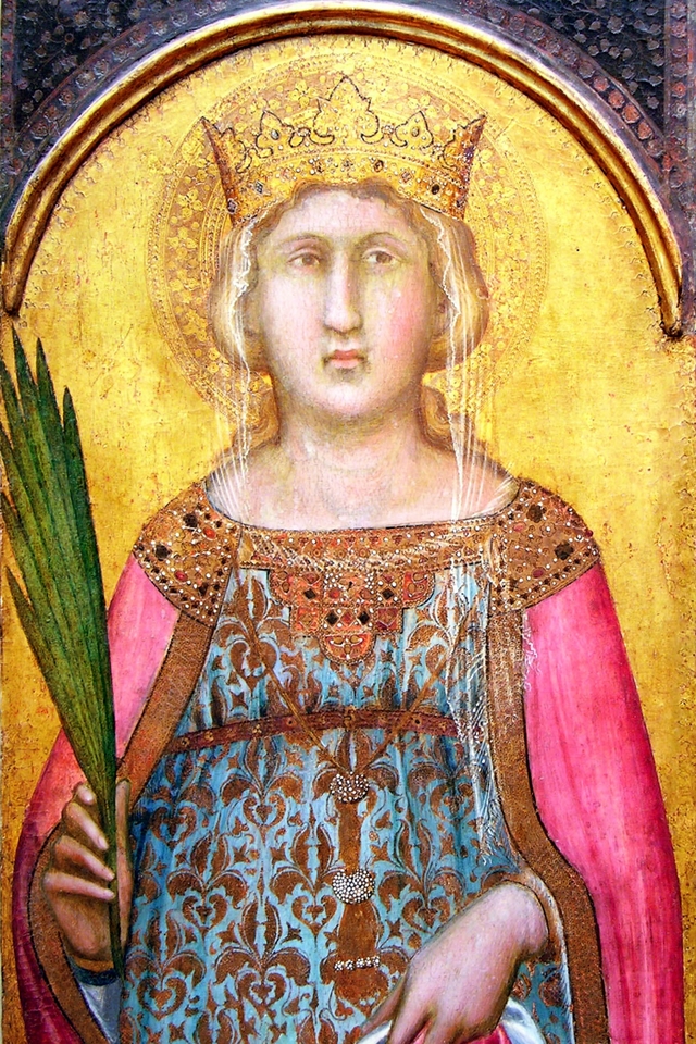 Saint Catherine of Alexandria by Pietro Lorenzetti