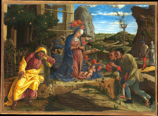 The Adoration of the Shepherds by Andrea Mantegna