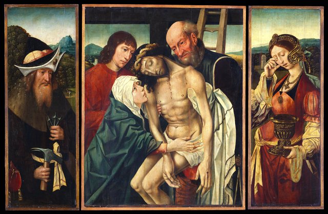The Descent from the Cross by Master of the Holy Blood