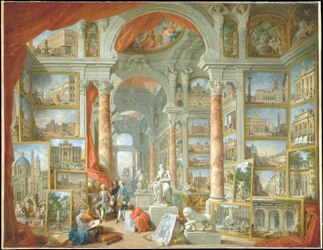 Modern Rome by Giovanni Paolo Panini