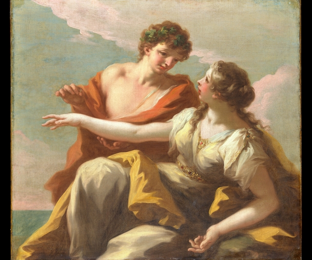 Bacchus and Ariadne by Giovanni Antonio Pellegrini