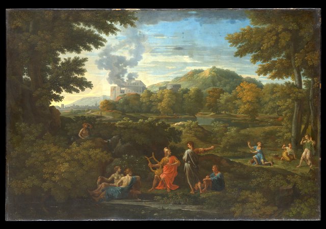Orpheus and Eurydice by Nicolas Poussin